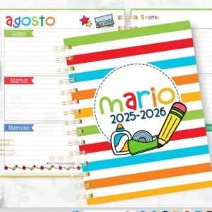 Agenda escolar personalizada