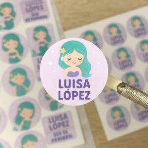 24 Stickers redondos 2x2 pulgadas